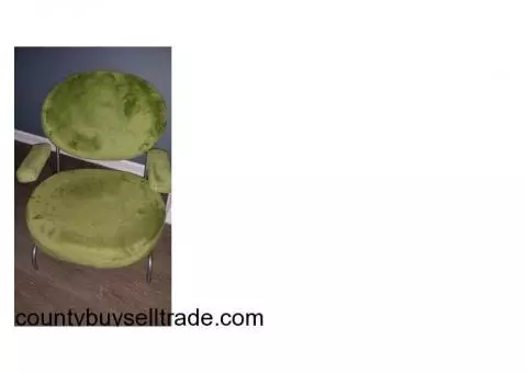 Green Plush chair